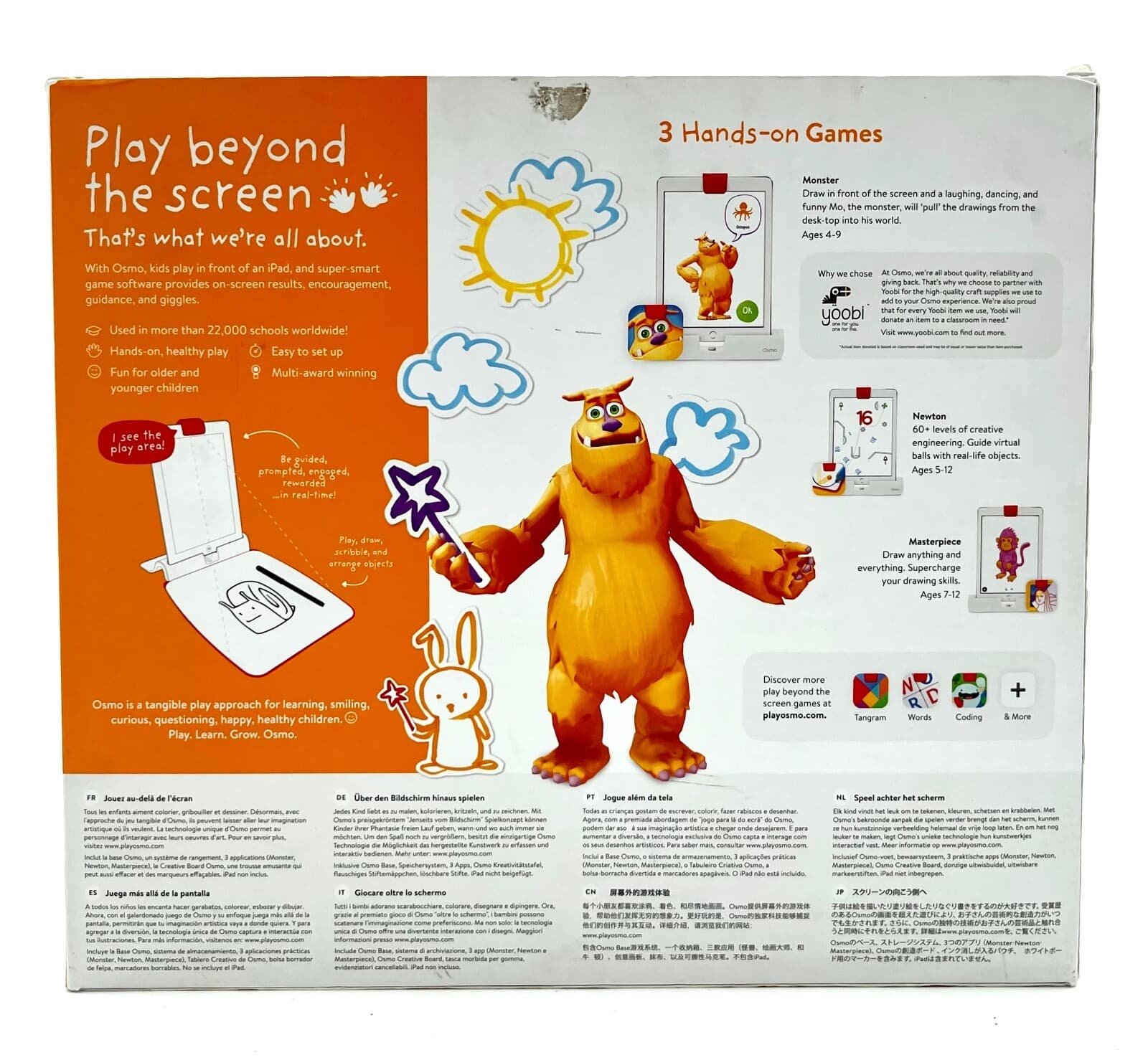 Osmo - Creative Starter Kit for iPad Ages 5-10 Base Stand Board Reflector Pouch 2