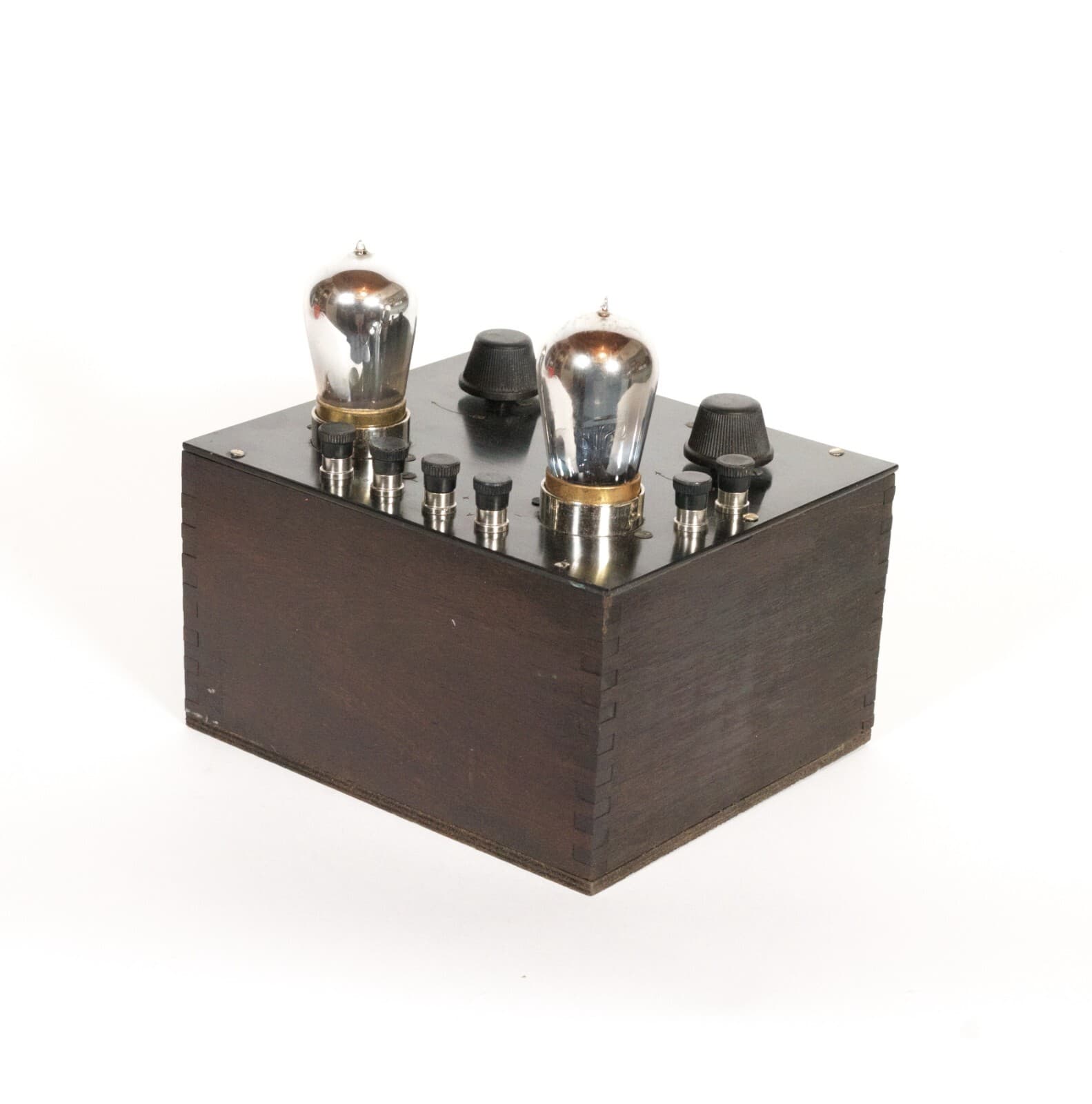 1922 Telmaco BA Two-Stage Amplifier w/Orig. Transformers & Good BB Tipped Tubes 4