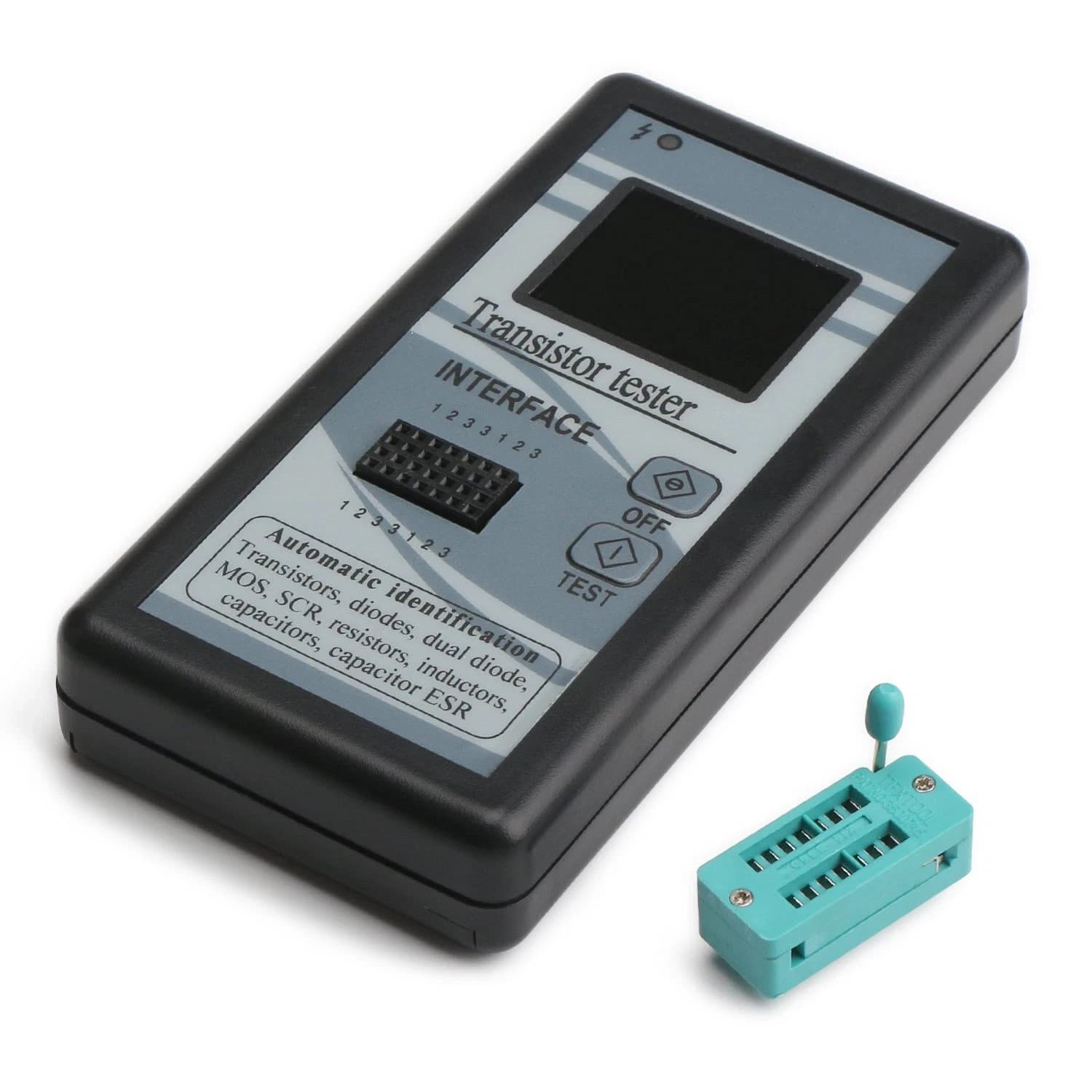 Transistor Tester LCR Meter  Mosfet Transistor Capacitor Tester Mega328 4