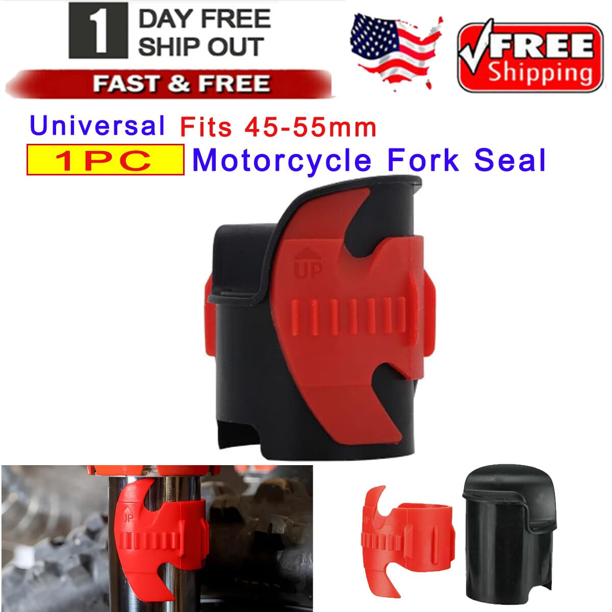 Front Fork Seal Cleaning Tool Motorcycle Dirt Bike Fork Shock Repairing Absorber