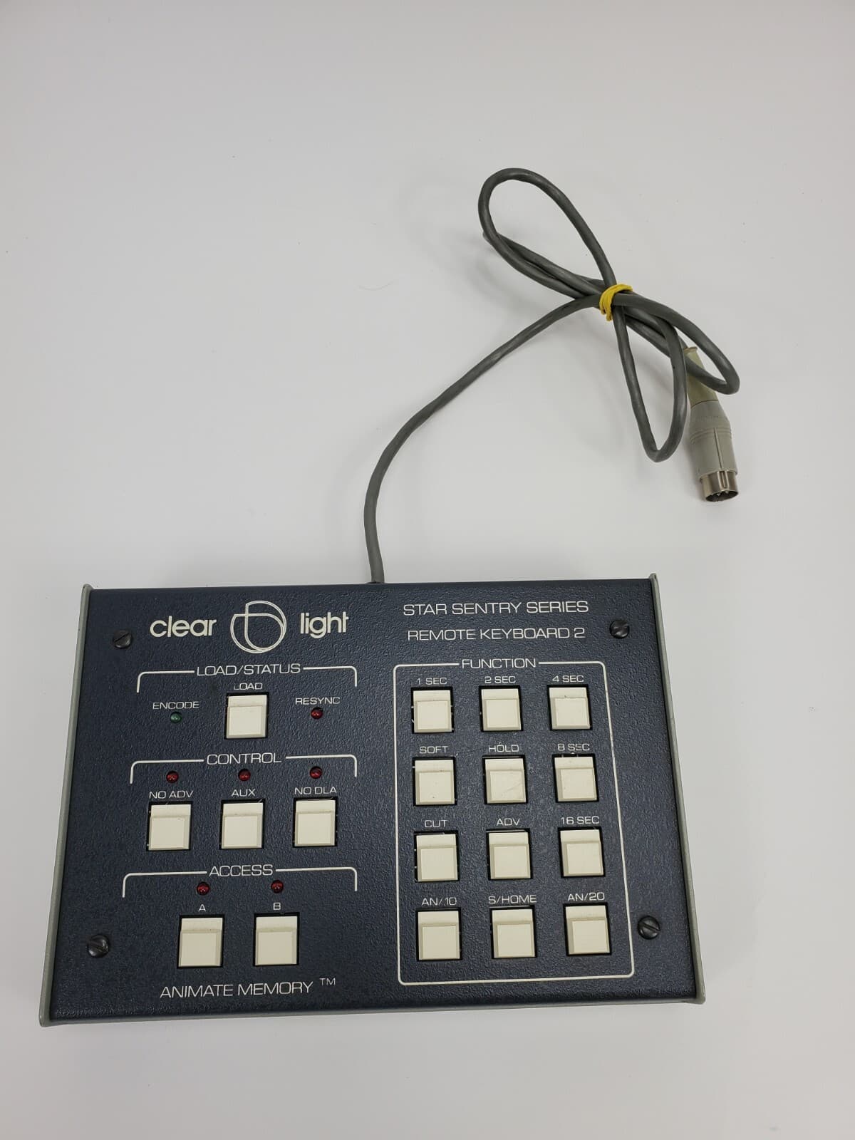 Clear Light Star Sentry Series Remote Keyboard 2 Untested