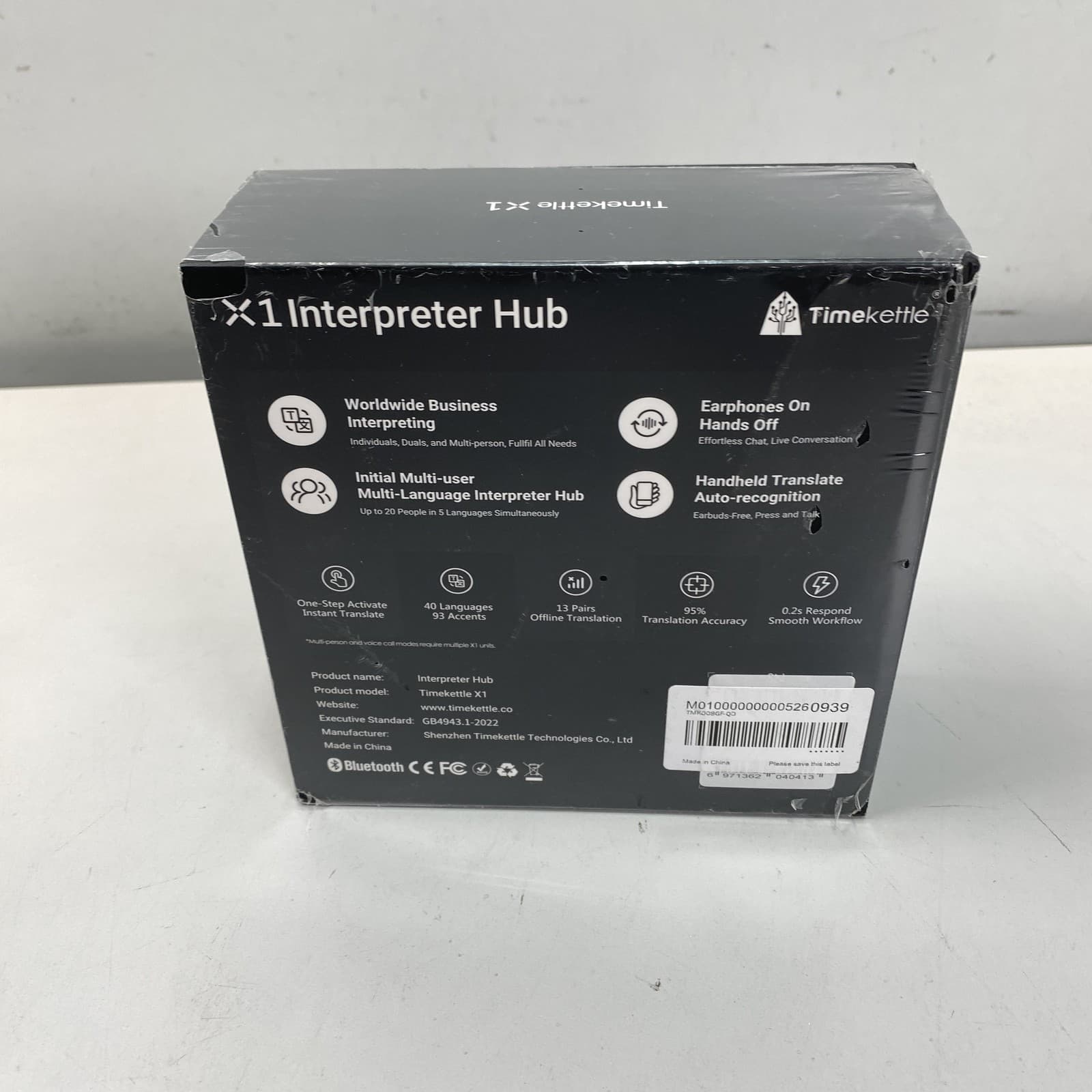 Timekettle X1 AI Interpreter Hub Standalone Translator 3