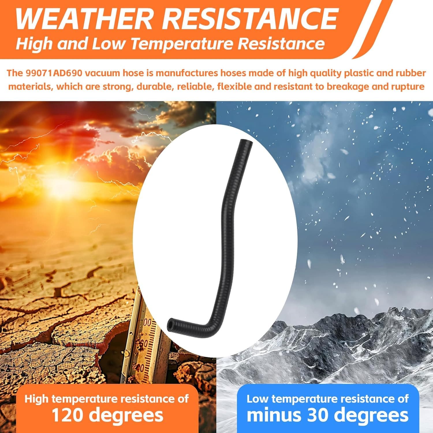 99071AD690 Automotive Vacuum Hose for 9971-AD690 Automotive PCV Valve Hose and I 5