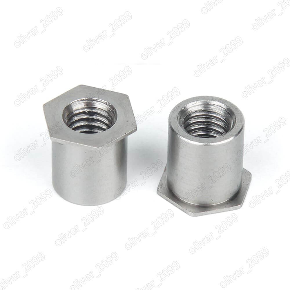 304 Stainless Steel Hollow Rivet Nuts Flat Hex Head M2 M2.5 M3 M4 M5 M6 4