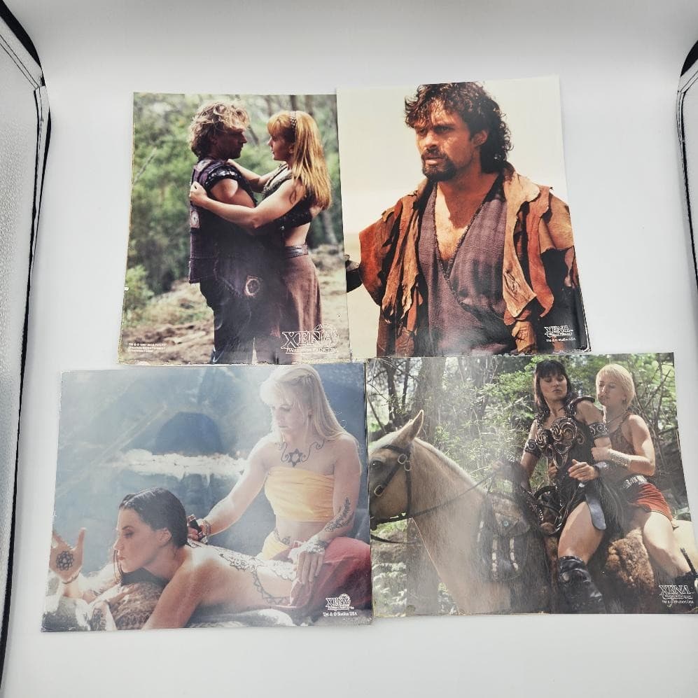Xena Warrior Princess & Hercules Signed Collectors Lot Trading & Postcards READ 4