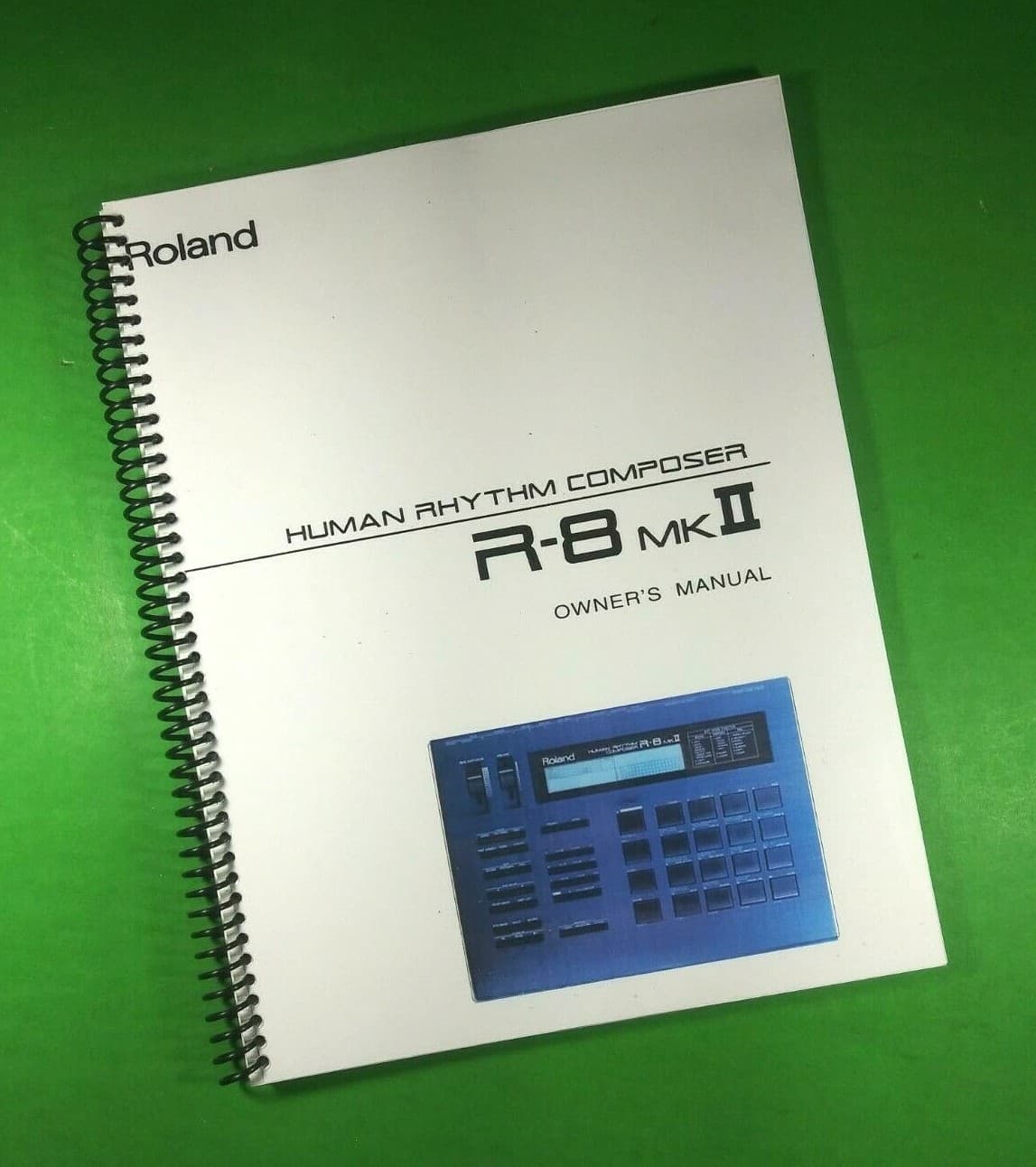 Owners Manual for ROLAND R-8 MK II  230 Pages W/Clear Covers!