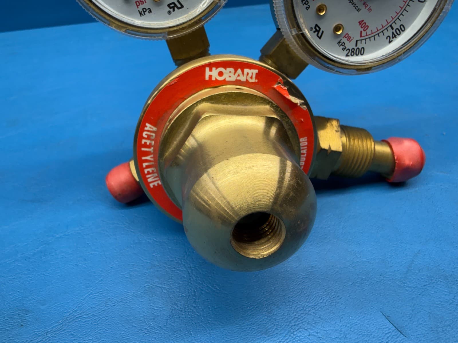 Hobart LXR-65AC Dual Gauge Acetylene Compressed Gas Regulator 5