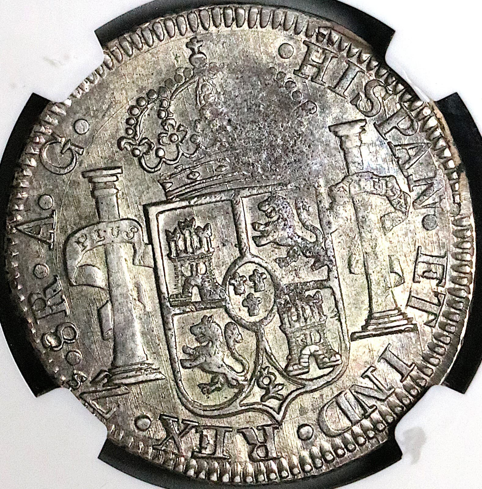 1817-Zs NGC AU 55 Mexico 8 Reales War Independence Zacatecas Mint Coin 23110603C 4