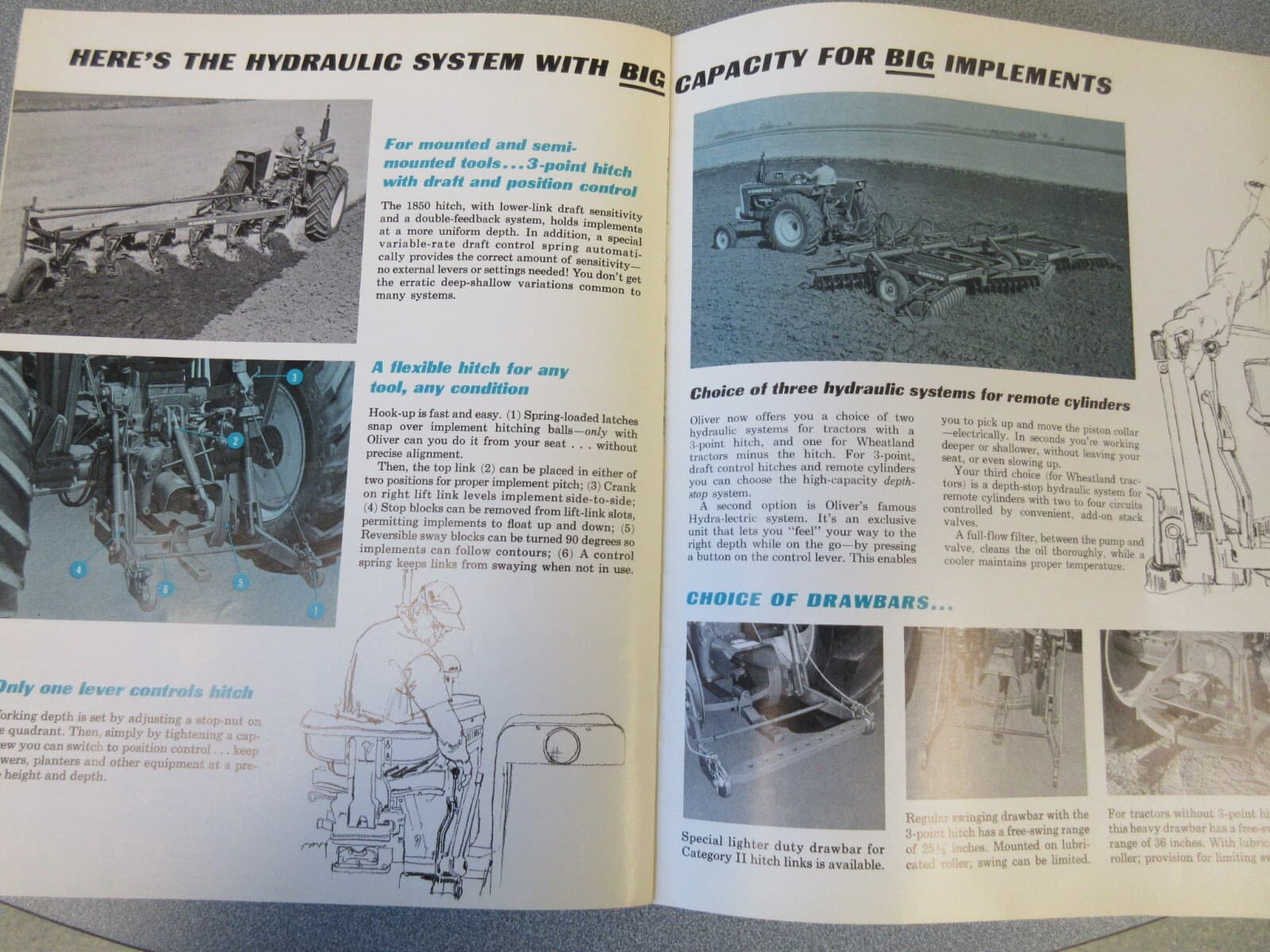 Oliver 1850 Farm Tractor Sales Brochure 16 Pages 6