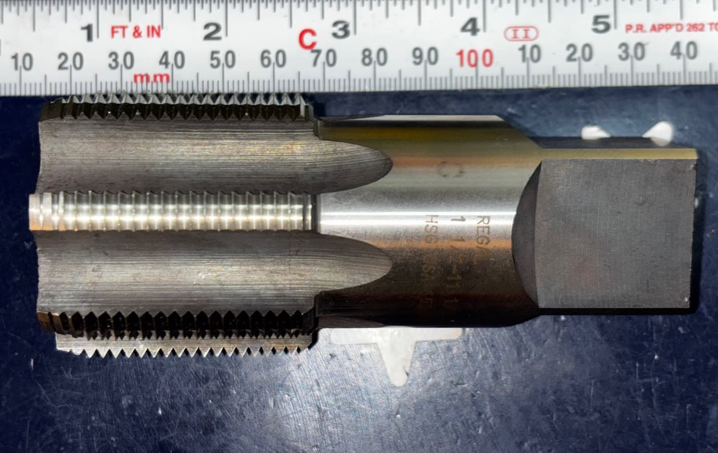 REGAL 1-1/2 - 11-1/2 Standard Pipe Tap NPS NPSM HSG 7FL  1-1/2” 11-1/2tpi  15952 6