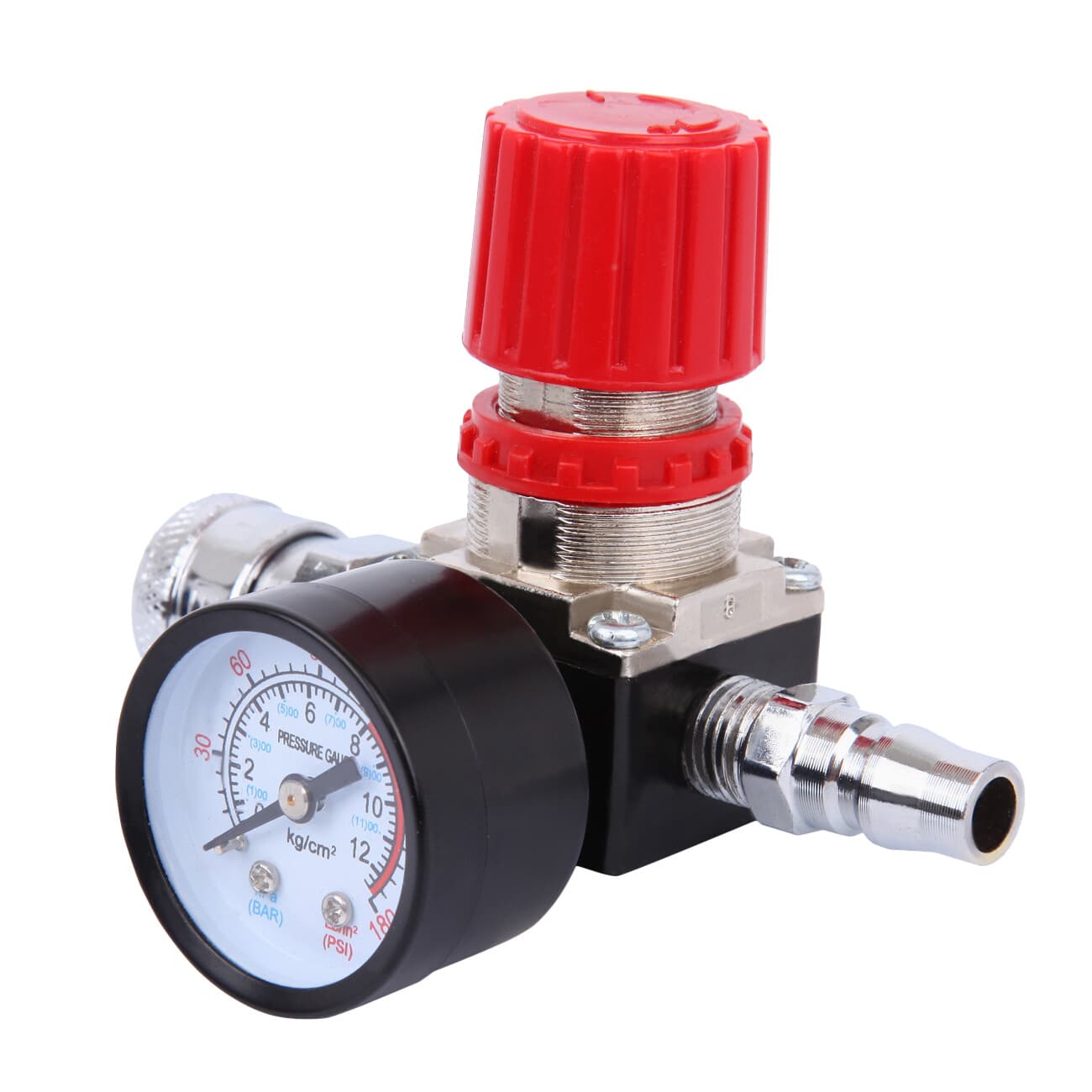 1/4" Air Pressure Regulator For Air Compressor System 175PSI Pressure Gauge 5