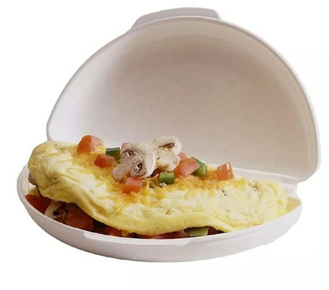 Microwave Omelette Maker - BPA Free Plastic Easy Cook Eggs Food Preparation Tool 5