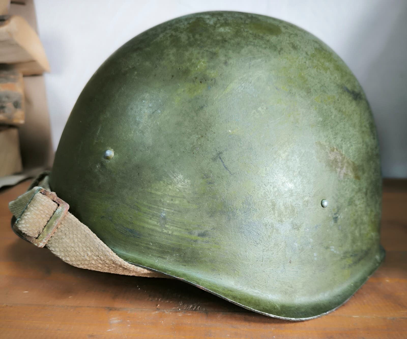 Helmet Steel SSh 40 WWII  Russian Military Soviet Army RKKA WW2  Free Shipping 6