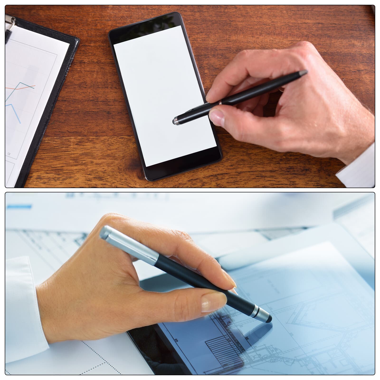 Stylus Pens for Touch Screens for Universal Touch Devices, Gradient Blue 5