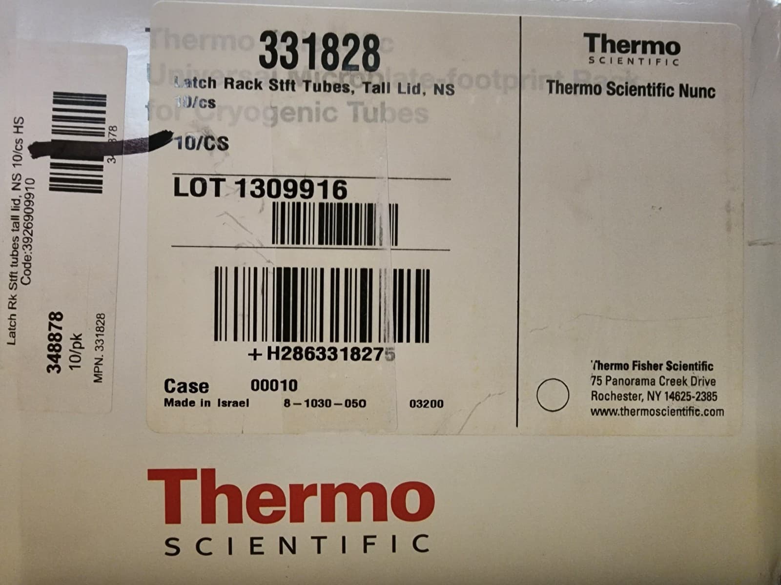 Thermo Scientific Nunc Univ. Latch Rack For Cryogenic 3.6 To 5.0ml Tubes 33128