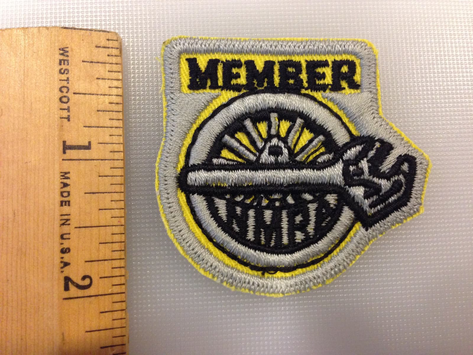 Patch - NMRA National Model Railroad Association- very old but NEW condition
