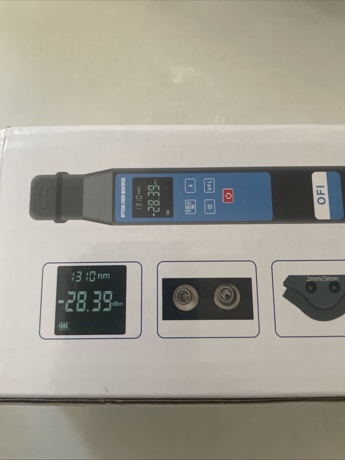 Live Optical Fiber Identifier with Wave Respond 800-1700nm, Built in VFL 4