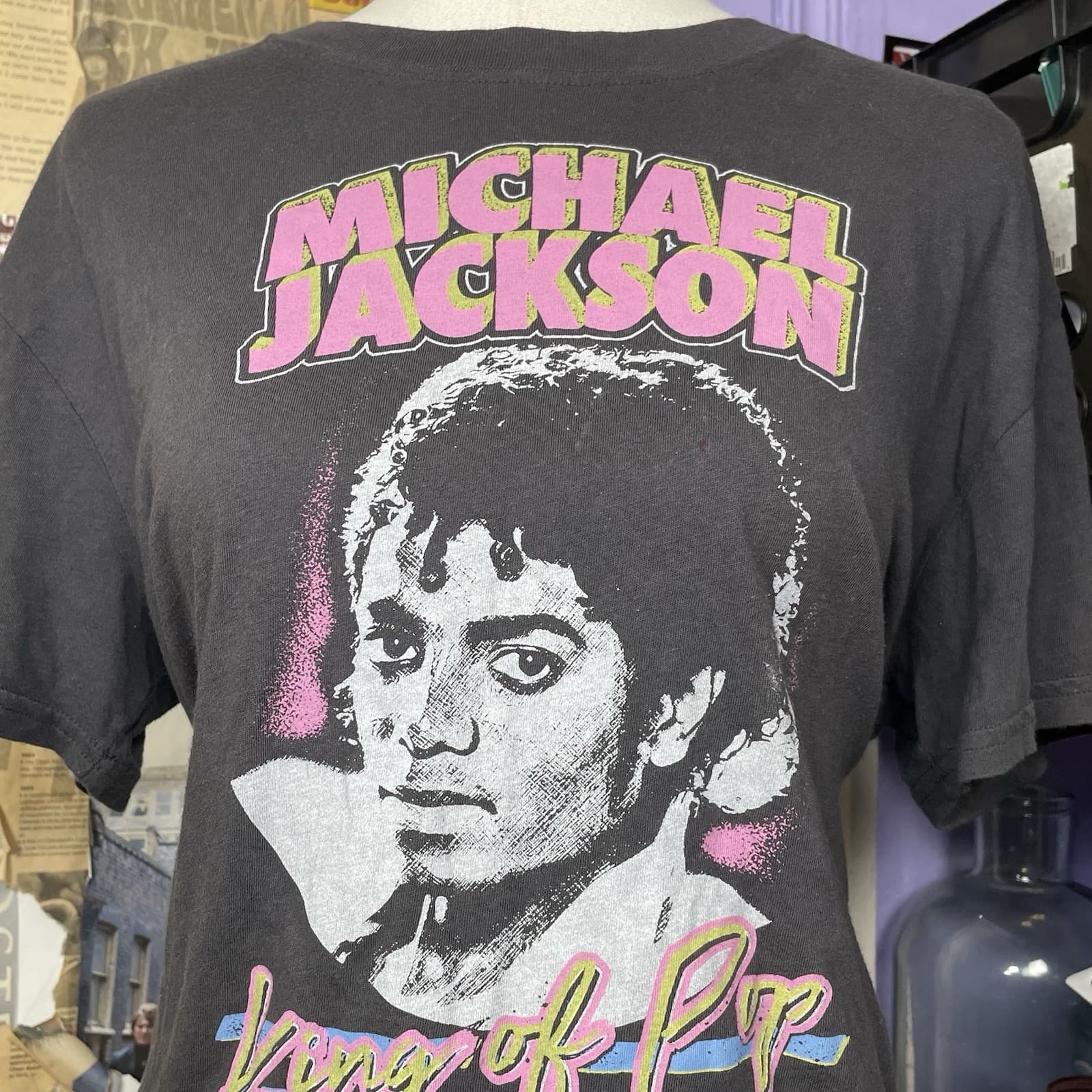 Michael Jackson King of Pop Cropped Tee 2