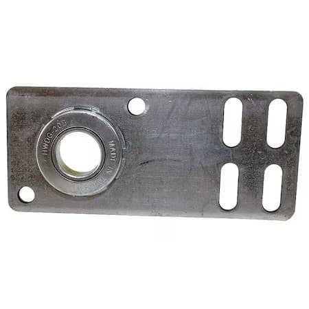 American Garage Door Supply B1-Bfeb658 Bearing Flat End Plate, 10 Ga, 6-5/8 In,