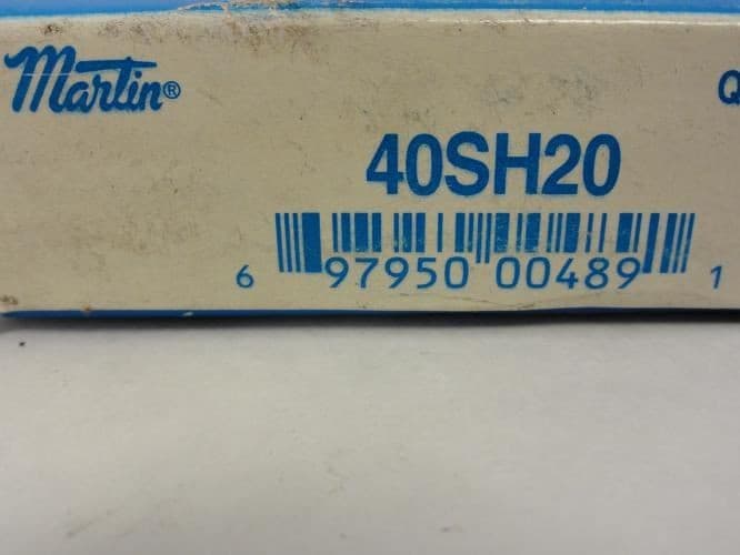 201024 New-No Box; Martin 40SH20 Bushed Sprocket # 40; 20Teeth 3