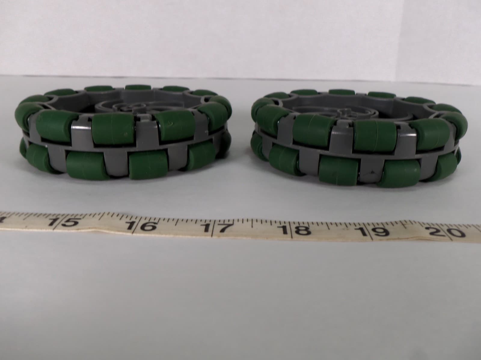 Lot of 2 Vex 4" Omni-Directional Wheel Green Robots Robotics Battle Bots 3