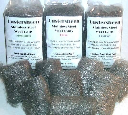 Lustersheen Stainless Steel Hand Pads ~ Medium 2