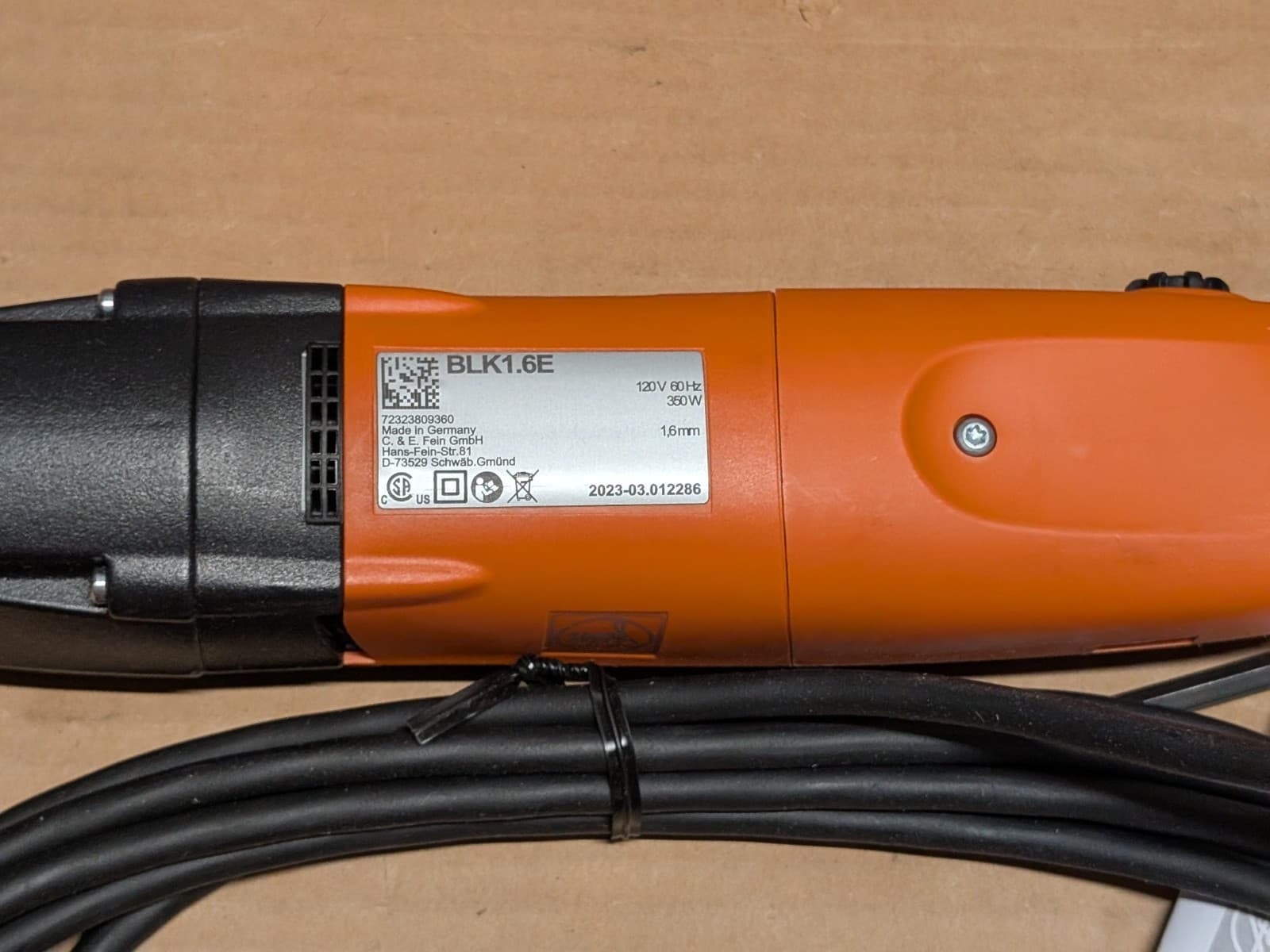 Fein Universal Nibbler for Corrugated Sheet Metals - 22-Gauge 4