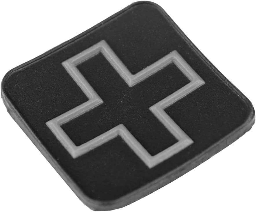 Eleven 10 PVC Medic Cross Patch | 1" x 1" Hook Backing | 1 Patch