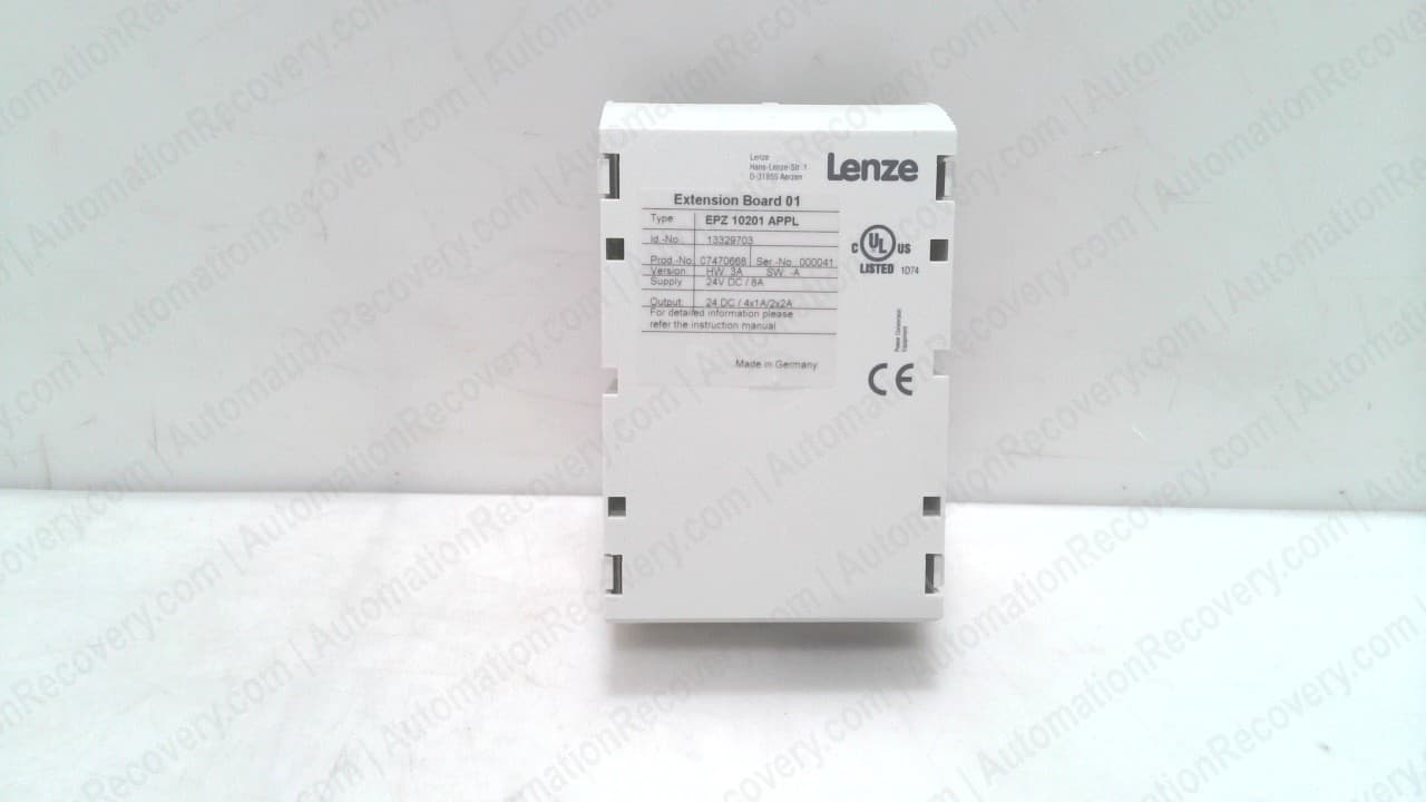 LENZE EPZ 10201 APPL, EXTENSION BOARD 01 #345178