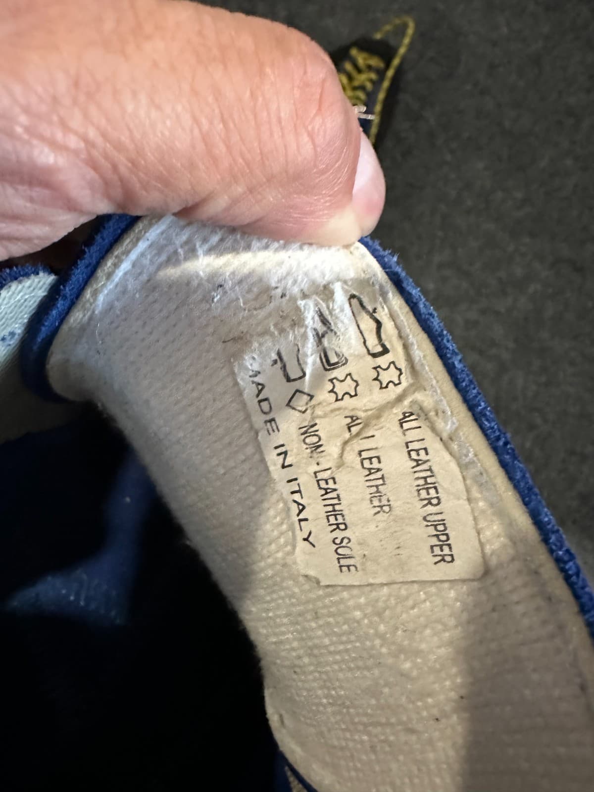 La Sportiva Italy Made 11 (45) Blue Suede Rock Climbing Bouldering Shoes 5