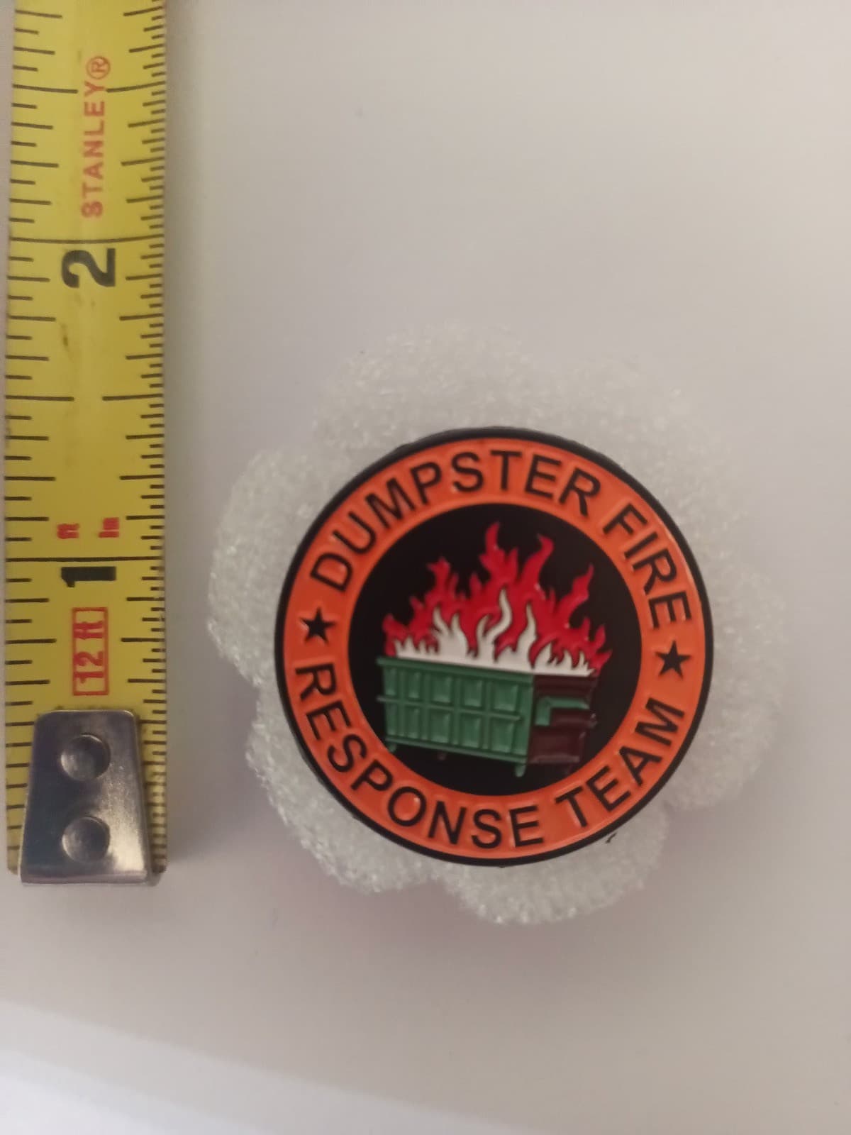 DUMPSTER FIRE ENAMEL PIN-SHIP ALL THE PINS YOU BUY FOR $4.99-VISIT OUR STORE 2