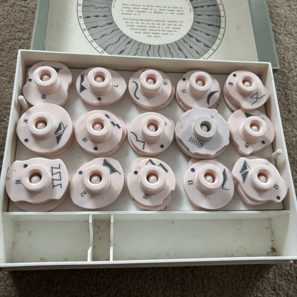 Sears Kenmore Sewing Machine Vintage Cam Set 18010 Set Of 30 3