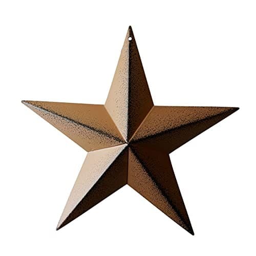 Metal Patrotic Old Glory Dimensionalic Barn Star Wall Mounted Outdoor Rust 2