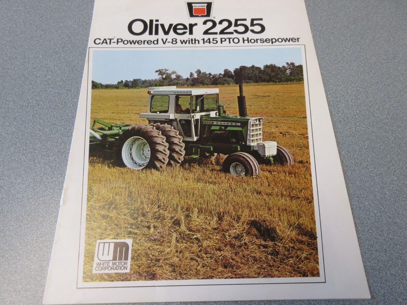 Oliver 2255 Tractor Sales Brochure 8 Page Good Condition