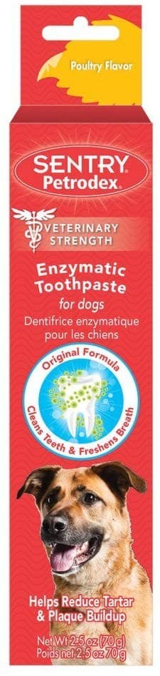 Sentry Advanced Dental Care Enzymatic Toothpaste Poultry Flavor 2.5oz - 5 Pack