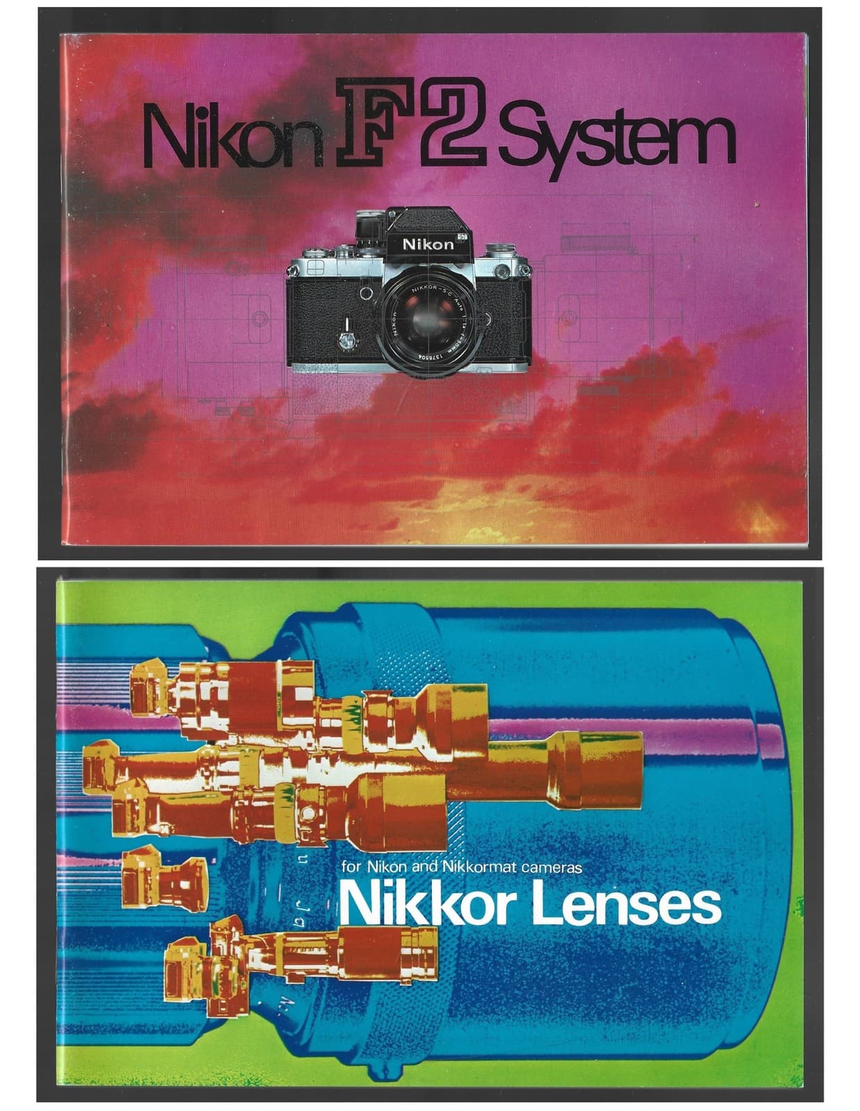 Nikon School of Photography Nikon F2 System & Nikkor Lenses Catalogs Pad MINT