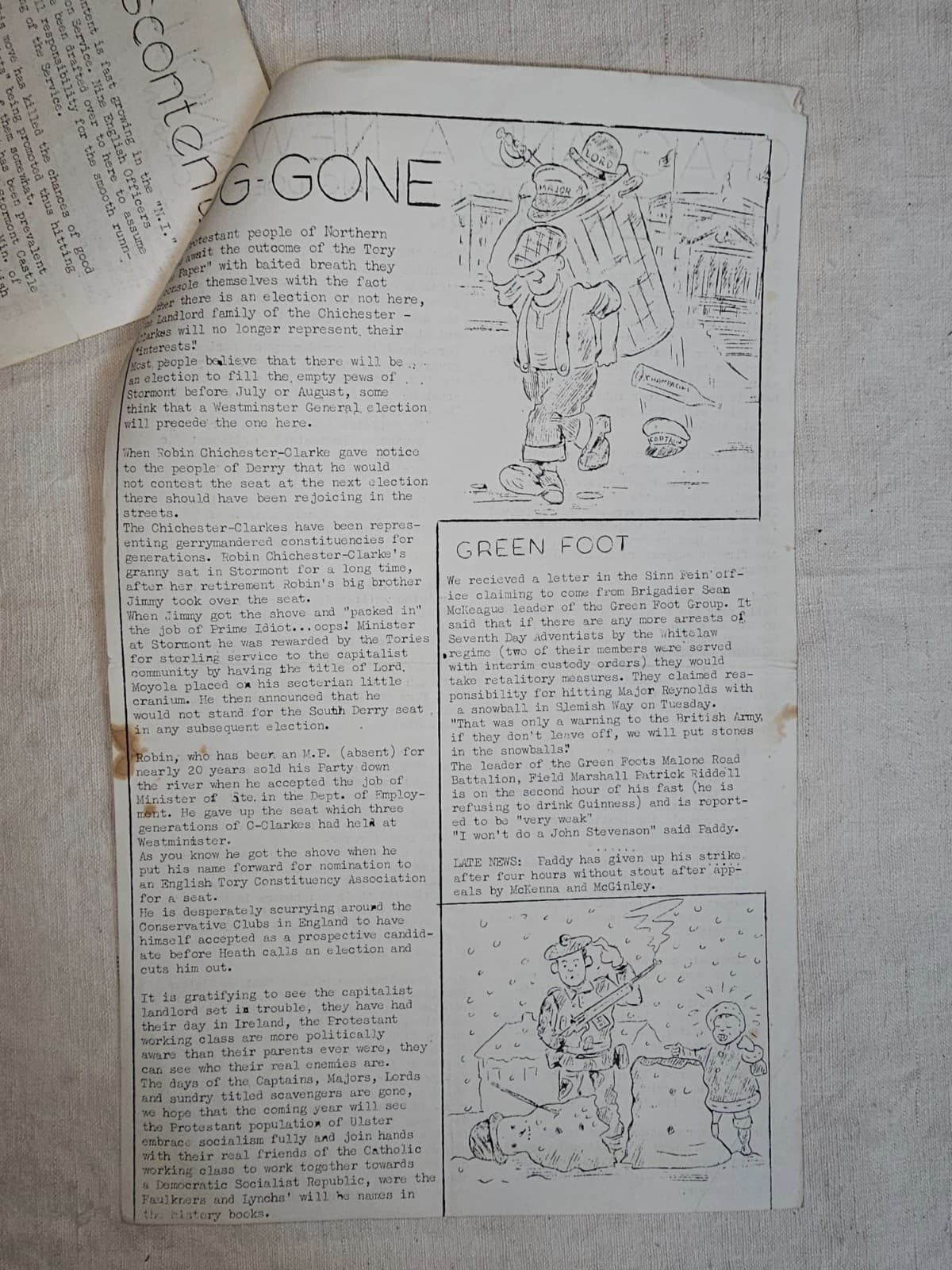 Rare IRA/Sinn Fein Official Party Organ - The Volunter No. 67 5