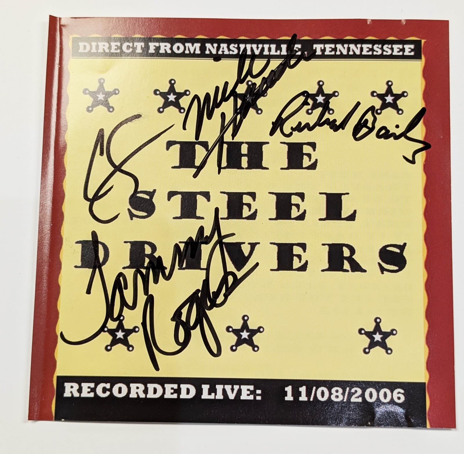 The Steel Drivers - CD Signed by Chris Stapleton 2006 Country Music Bluegrass 3