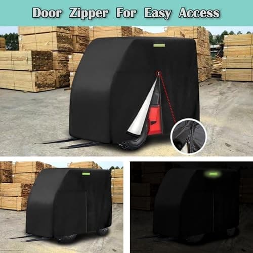 Forklift Cover Waterproof All Weather for Forklifts Up to Full Forklift Cover 6