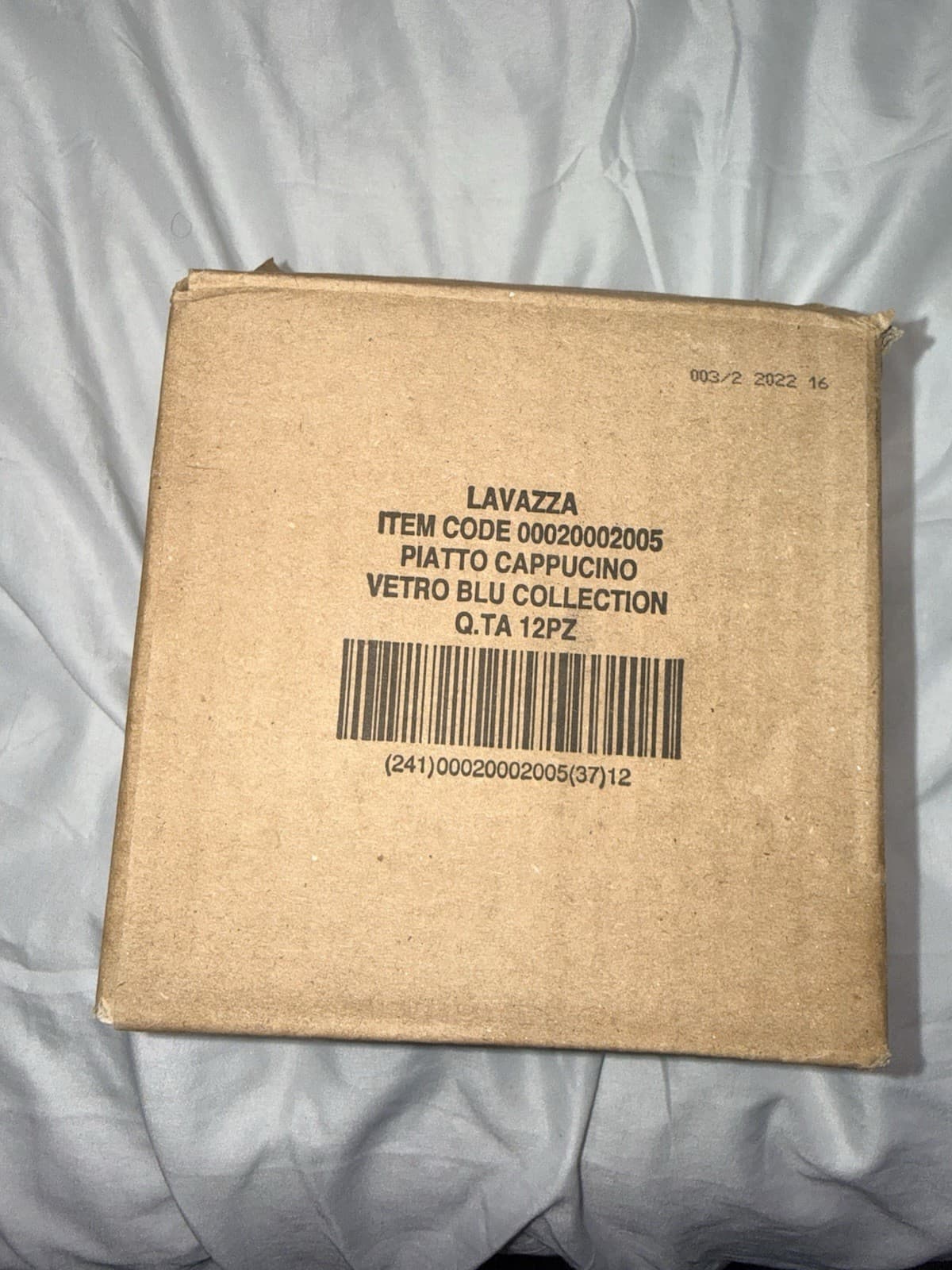 Lavazza Vetro Blu Glass Cappuccino Saucers Set of 12 – New in Box 3