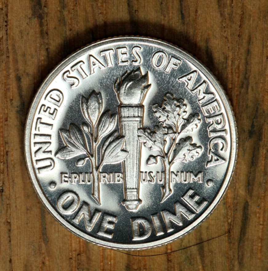 1961 (P) Proof Silver Roosevelt Dime 10¢ - Choice to Gem Proof 3