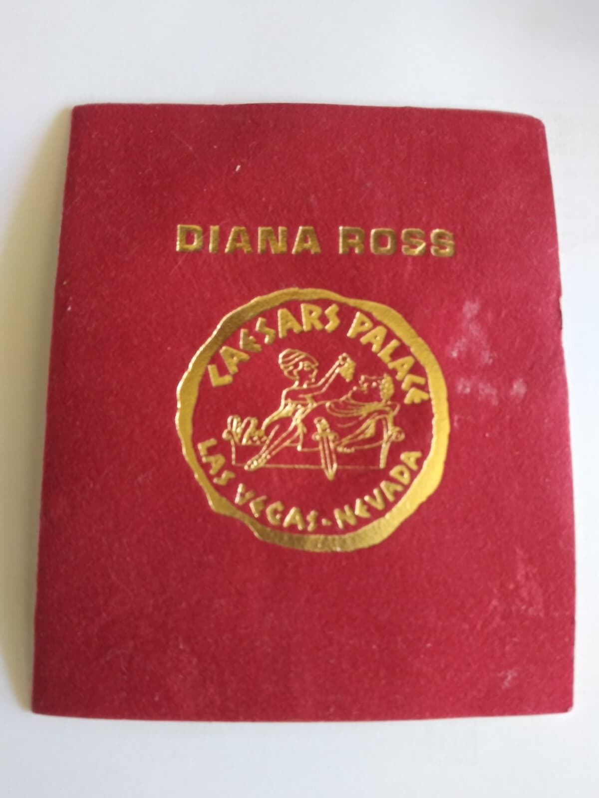 Vintage Paper Program Event For Diana Ross At The Caesars Palace Las Vegas... 2