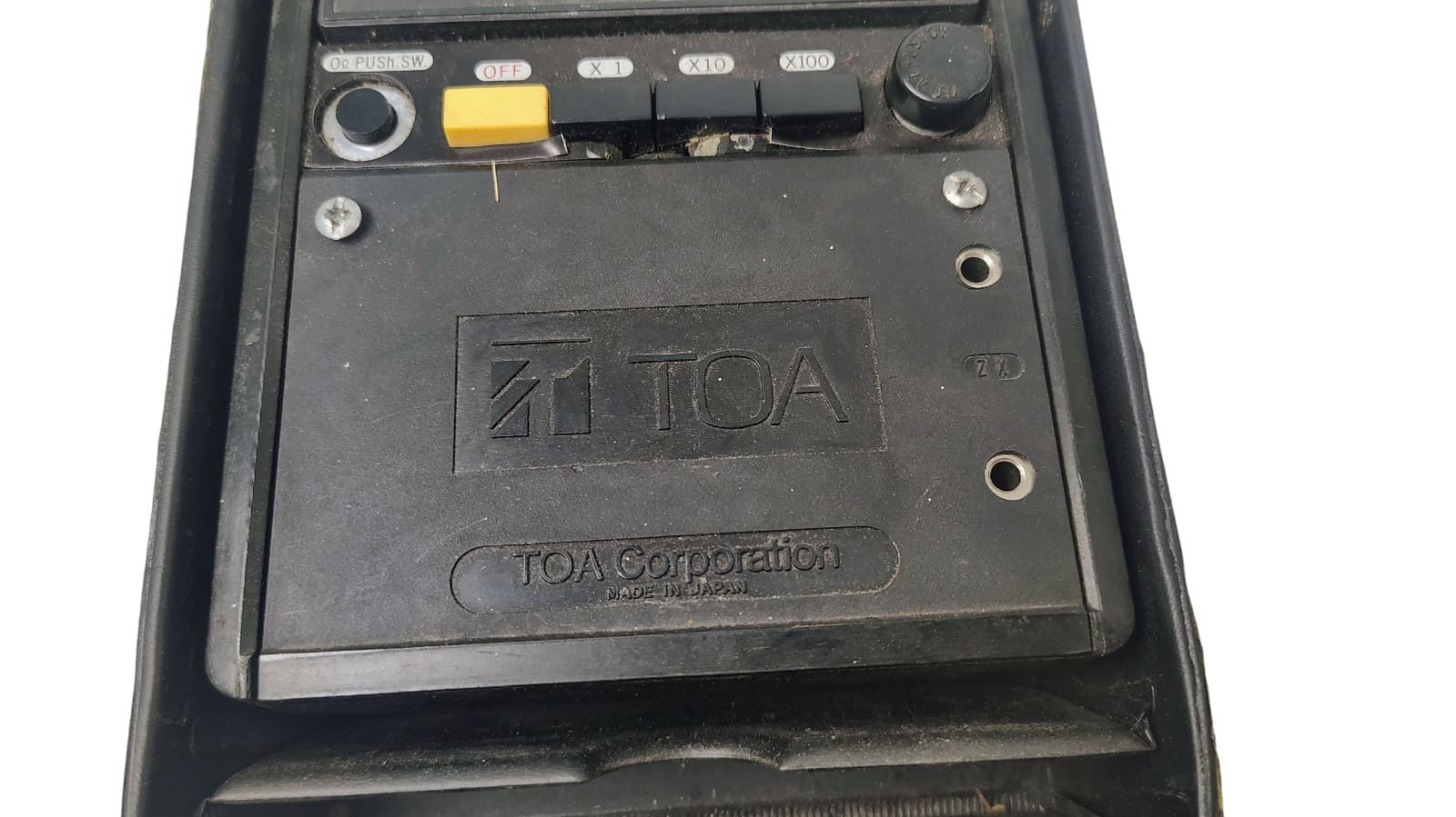 TOA Electric Co. Type ZM-104  Impedance Meter Back Case 2