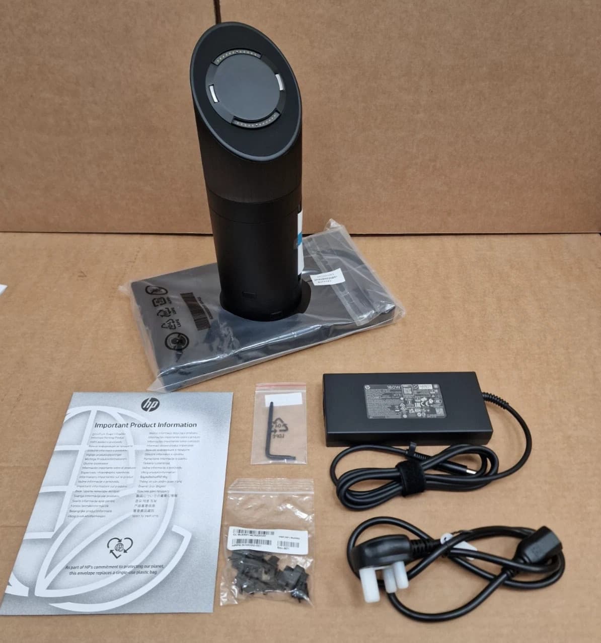 NEW HP Engage One AiO System Rotate/Tilt Stand  with Integrated Column Printer