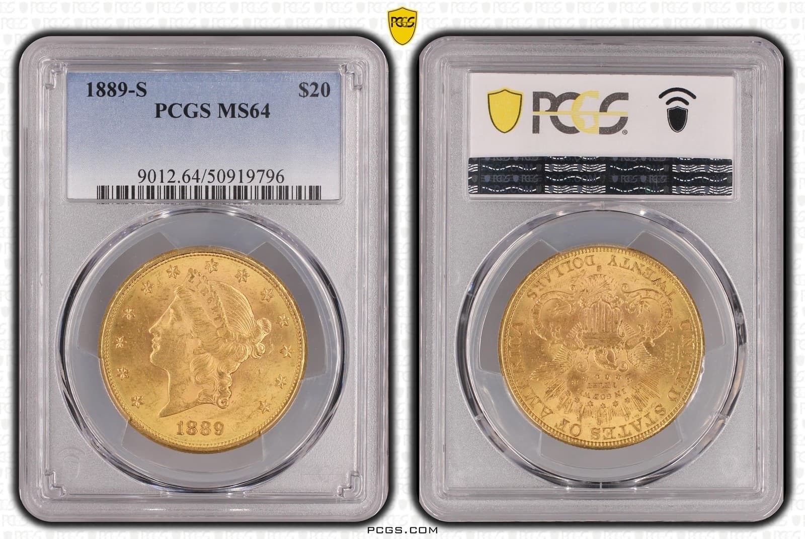 1889-S AV $20, Double Eagle. 2