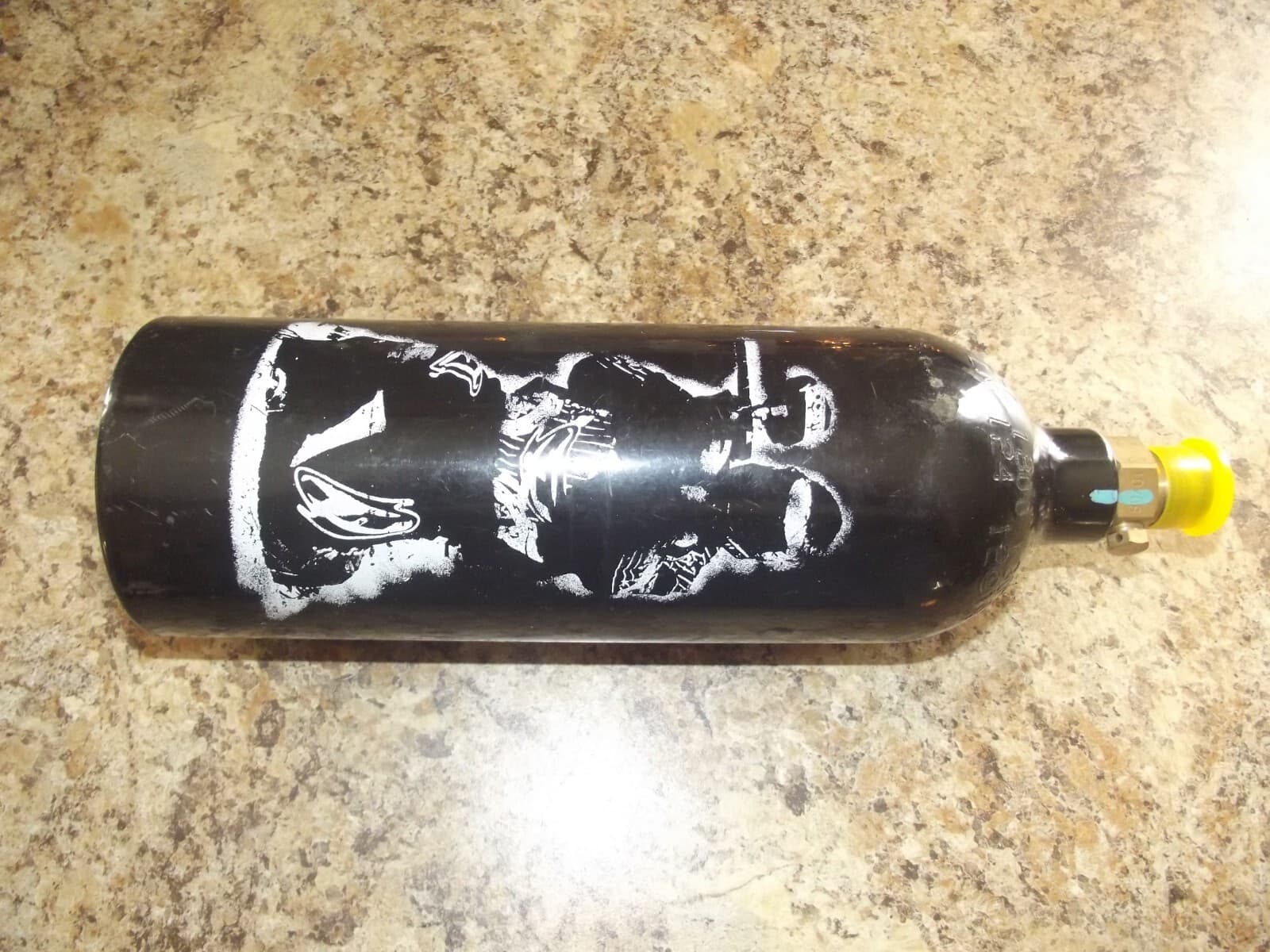 Lot 7 Vintage Paintball Gun CO2 Cylinder Tanks Empty 3000psi Stryker Pure Energy 3