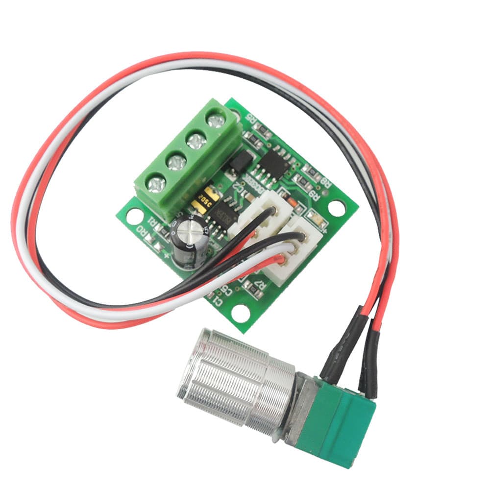 Mini DC Motor Speed Controller PWM Adjustable Variable Switch 6V 12V 15V 2A 30W 3