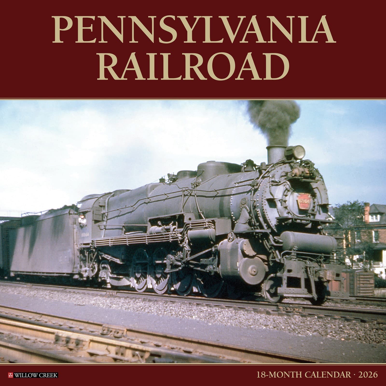 Pennsylvania Railroad 2026 12" x 12" Wall Calendar (free shipping)