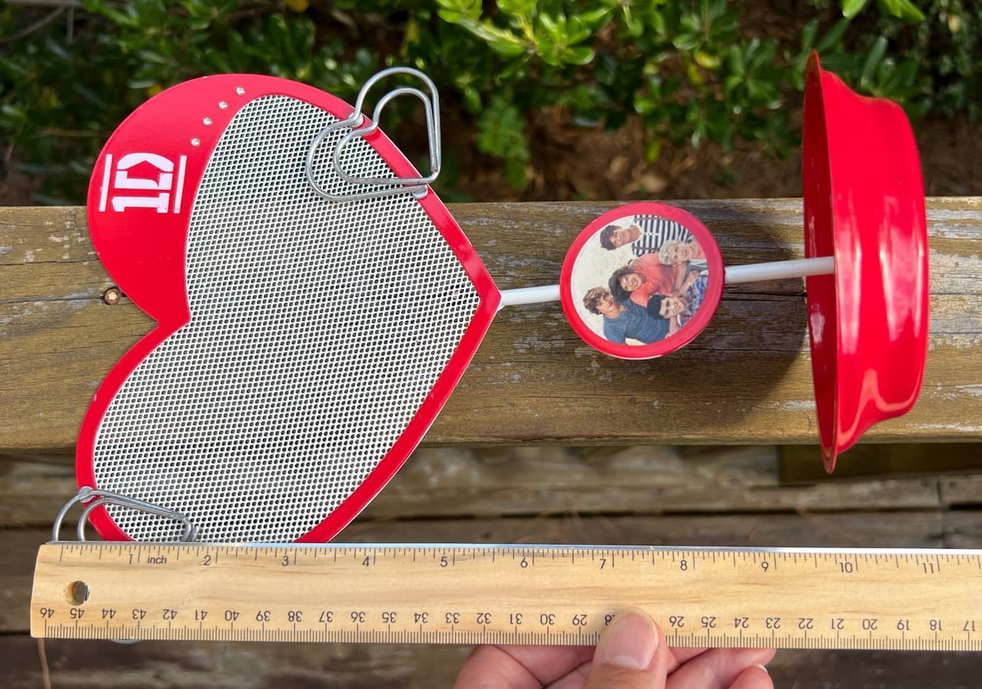 One Direction Heart shaped Jewelry Holder 1D Harry Zayne Niall Liam 2012 HTF EUC 2