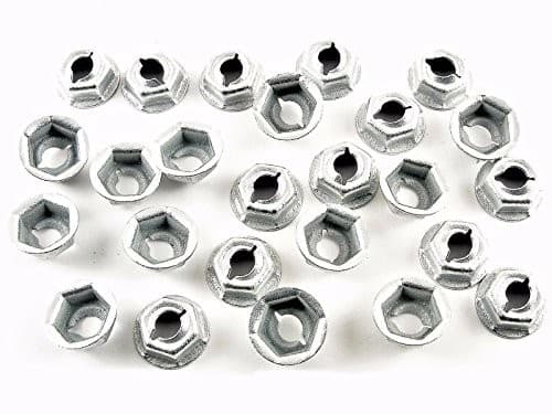  Emblem & Trim PAL Nuts- Fits 3/16" Studs- 3/8" Hex- Fits GM Chevy (Qty.25)-  2